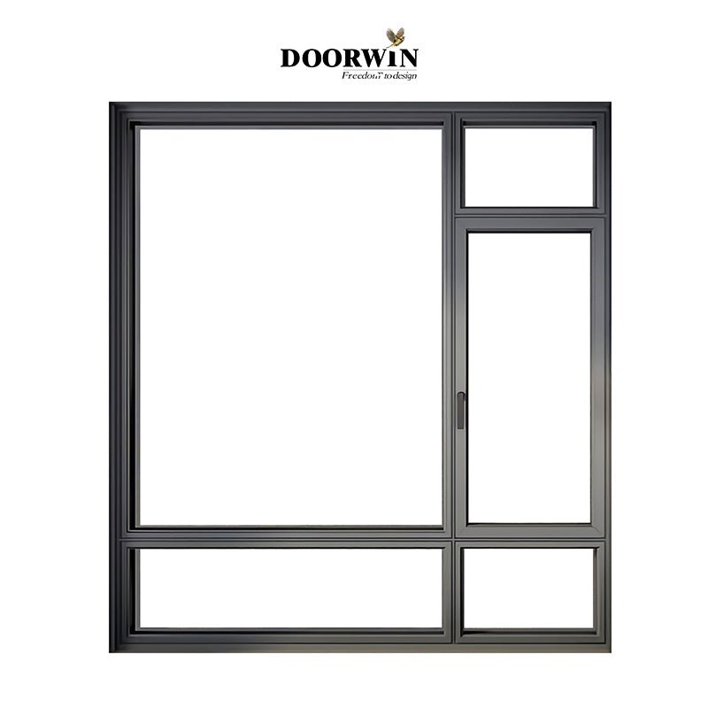 2021 Top Quality aluminum  big view tilt turn window  floor to ceiling windows — product image 5