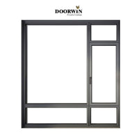 2021 Top Quality aluminum  big view tilt turn window  floor to ceiling windows — thumbnail 5