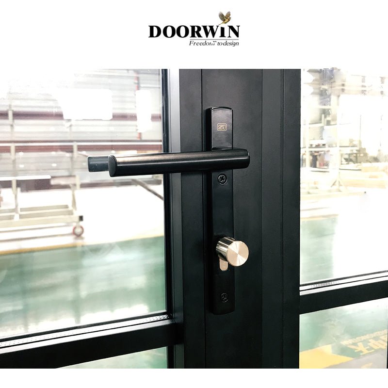 2022[ ALUMINUM ENTRY] DOORWIN aluminum profile windows and door aluminium glass door design commercial entry doors by Doorwin — product image 3