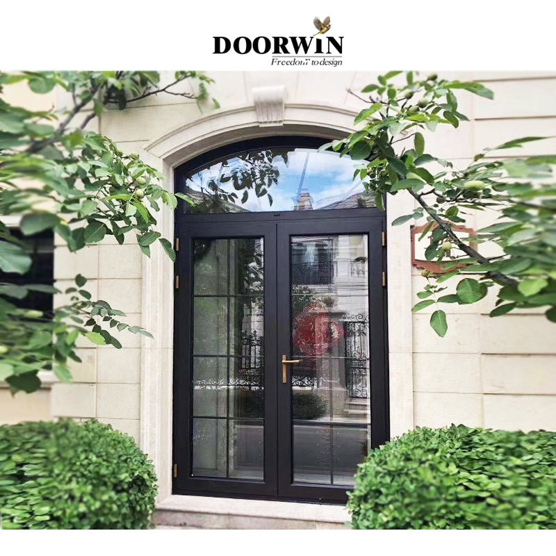2022[ ALUMINUM ENTRY] DOORWIN aluminum profile windows and door aluminium glass door design commercial entry doors by Doorwin — product image 2