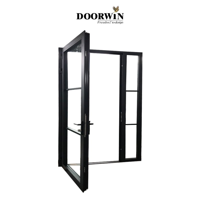 2022[ ALUMINUM ENTRY] DOORWIN aluminum profile windows and door aluminium glass door design commercial entry doors by Doorwin — product image 1
