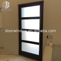 2022[ ALUMINUM ENTRY]Best selling items entry door glass insert frames entrance doors with panels — thumbnail 3