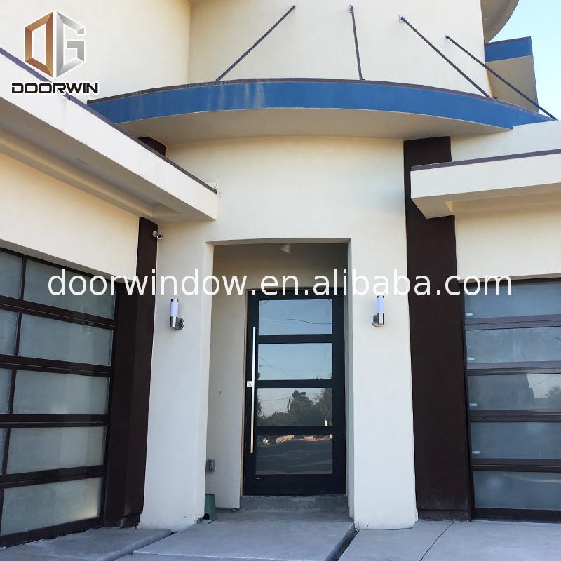 2022[ ALUMINUM ENTRY]DOORWIN 2021Wholesale price full lite wood entry door frosted glass oak doors front inserts lowes — product image 1
