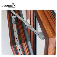 2022 good quality  2 panel sliding wood Aluminum tilt and sliding door by Doorwin — thumbnail 3