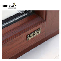 2022 good quality  2 panel sliding wood Aluminum tilt and sliding door by Doorwin — thumbnail 4