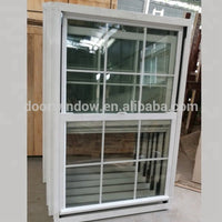 2022 latest design American Single Hung Thermal Break Aluminum vertical Sliding Window with inside grill by Doorwin — thumbnail 3