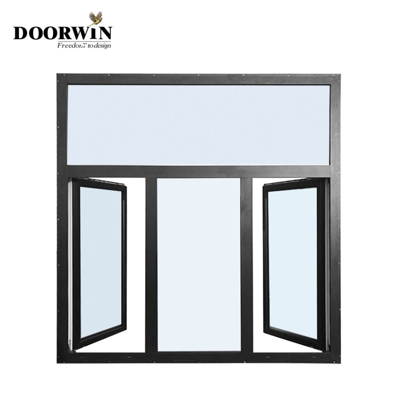 2022 new trend residential and commercial aluminum outward casement windows new style window with blinds mesh aluminium  WINDOW SYSTEM — product image 4