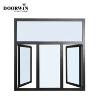 2022 new trend residential and commercial aluminum outward casement windows new style window with blinds mesh aluminium  WINDOW SYSTEM — thumbnail 4