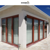 2022 USA hot sale -10 years warranty commercial aluminium wood sliding door big doors — thumbnail 2
