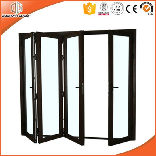 2022[ALUMINUM BI-FOLD DOOR]4 Panels Thermal Break Aluminum Bi Fold Door Powder Coating - China Aluminum Folding Door, Bi Fold Door — product image 0
