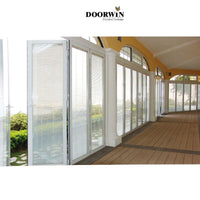 2022［ALUMINUM BI-FOLD DOOR］Latest Design Aluminum Alloy Insulated Bi Folding Door - China Folding Glass Door, Folding Doors — thumbnail 8