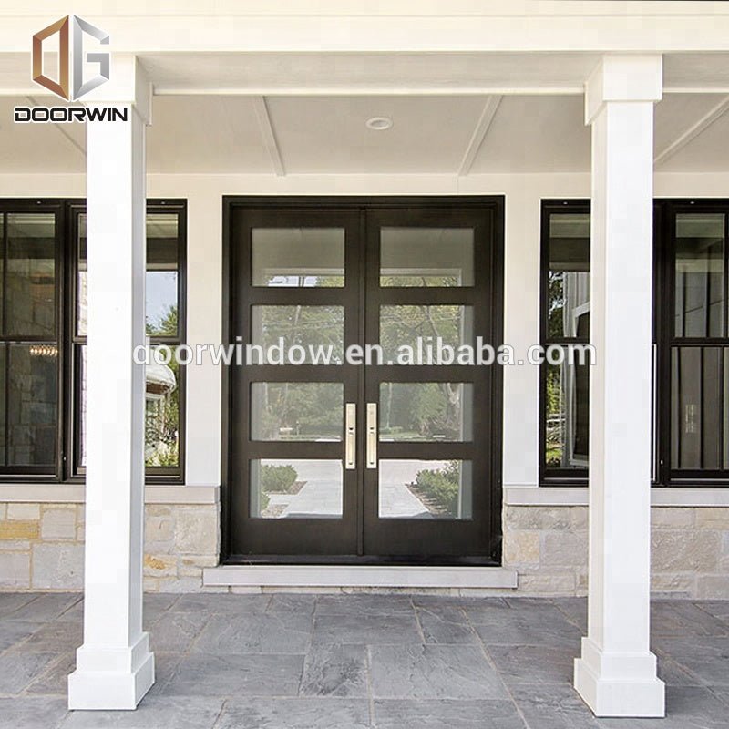 2022[ALUMINUM FRENCH & HINGED PATIO]Super September Purchasing Wrought iron doors and windows hinged door price woodgrain casement wooden grain aluminum residential by Doorwin - Doorwin Group Windows & Doors