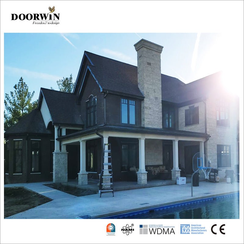 2022House Design OAK wood frame German hardware waterproof tilt and turn Window and doors — product image 2