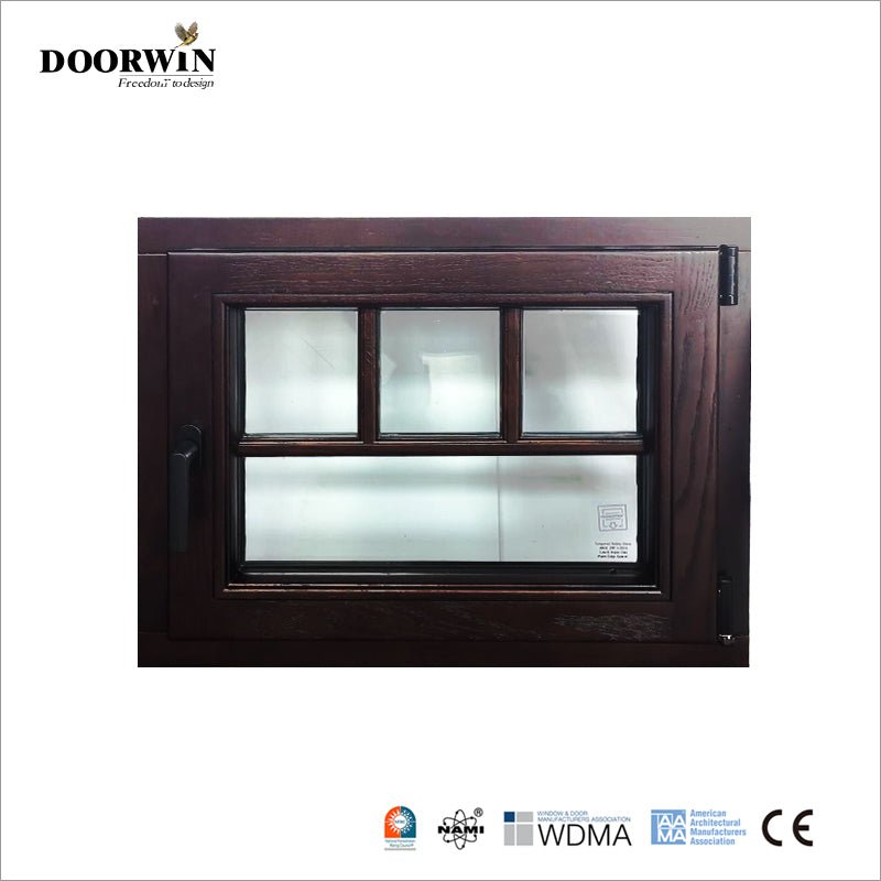 2022House Design OAK wood frame German hardware waterproof tilt and turn Window and doors - Doorwin Group Windows & Doors