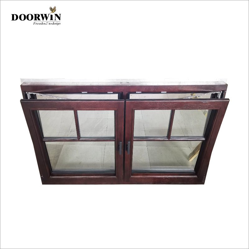 2022House Design OAK wood frame German hardware waterproof tilt and turn Window and doors — product image 3