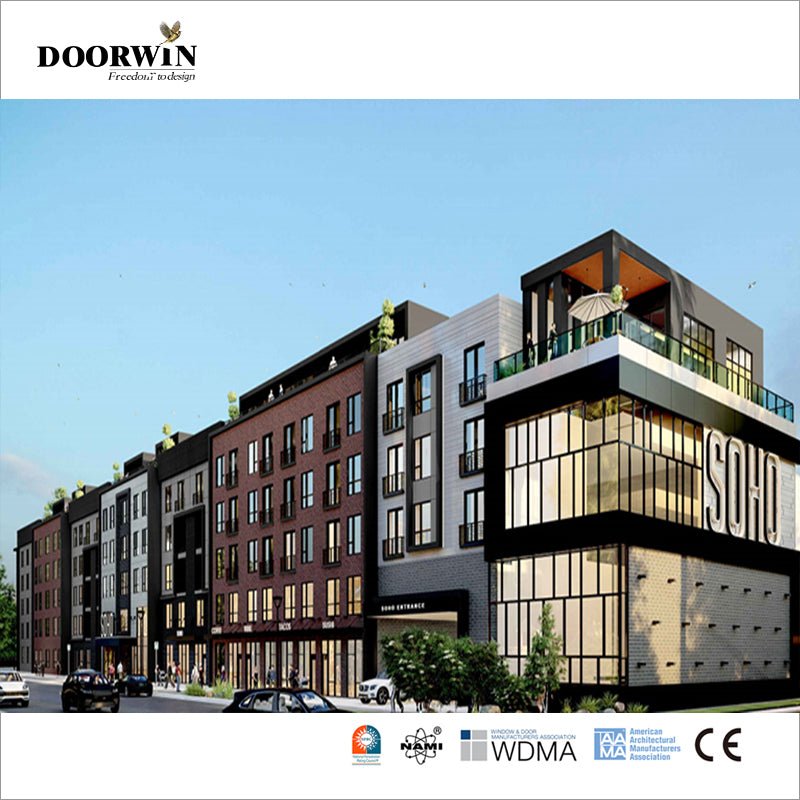 2022USA good quality america style aluminium air ventilation reception house airproof windows - Doorwin Group Windows & Doors