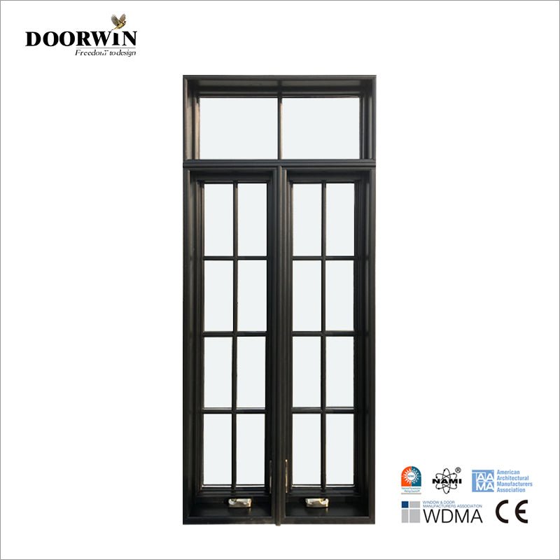2022USA hot sale Wooden Pattern Window With Double Glazing Glass Wholesale Oak wood window design French windows - Doorwin Group Windows & Doors