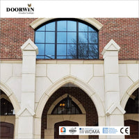 2022USA hot sale Wooden Pattern Window With Double Glazing Glass Wholesale Oak wood window design French windows — thumbnail 8
