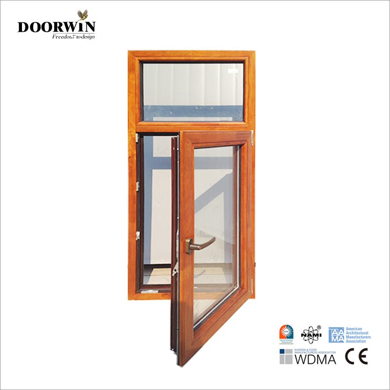 2022USA Little Rock hot sale Factory Direct Sales vintage glass window panes treating wood frames traditional casement mosques window - Doorwin Group Windows & Doors