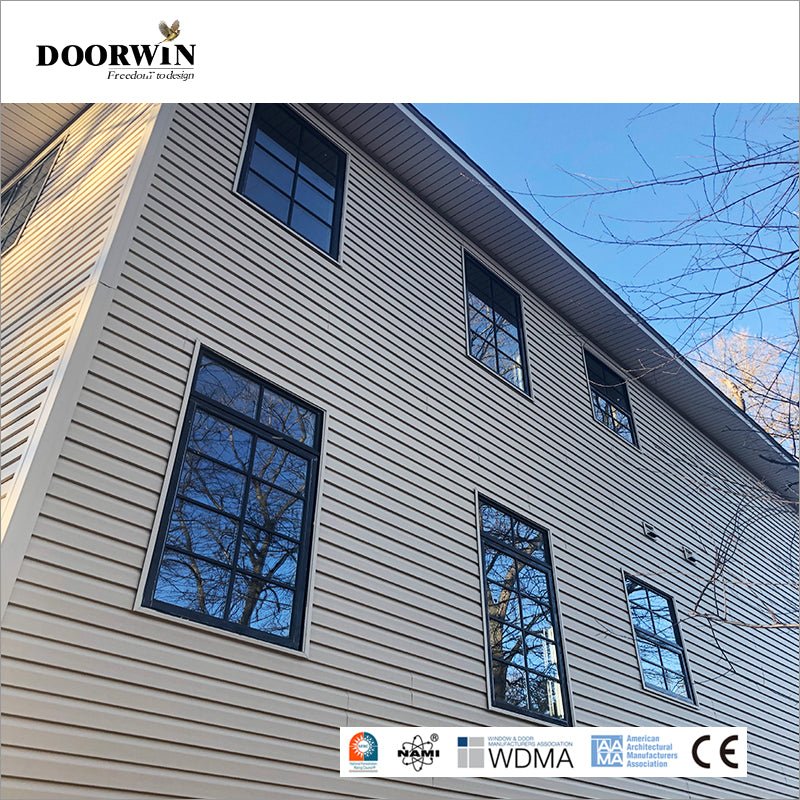 2022USA Oakland crank open window white color with fixed window grilles — product image 7
