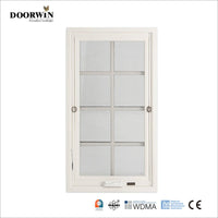2022USA Oakland crank open window white color with fixed window grilles — thumbnail 3