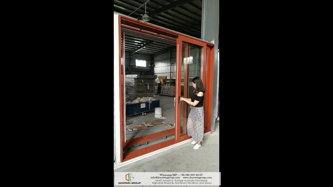 3 tracks 6 panels large glass sliding doors by Doorwin - Doorwin Group Windows & Doors