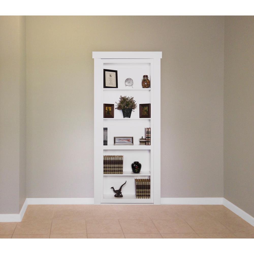 30 in. x 80 in. Unassembled Paint Finished Wood Bookshelf Interior Door by Doorwin - Doorwin Group Windows & Doors