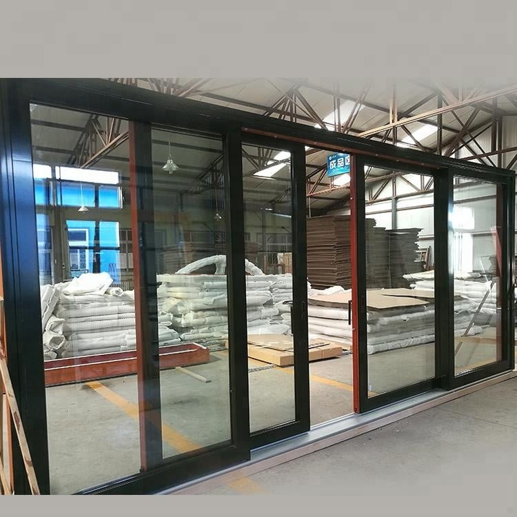 6 panel thermal break aluminum lift sliding door aluminium sliding door pictures wood frame sliding glass door by Doorwin - Doorwin Group Windows & Doors