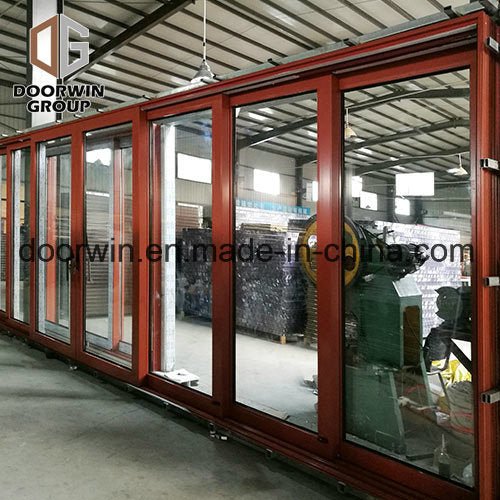 6 Panel Thermal Break Aluminum Sliding Door - China Sliding Door Price, Sliding Door Wheels - Doorwin Group Windows & Doors