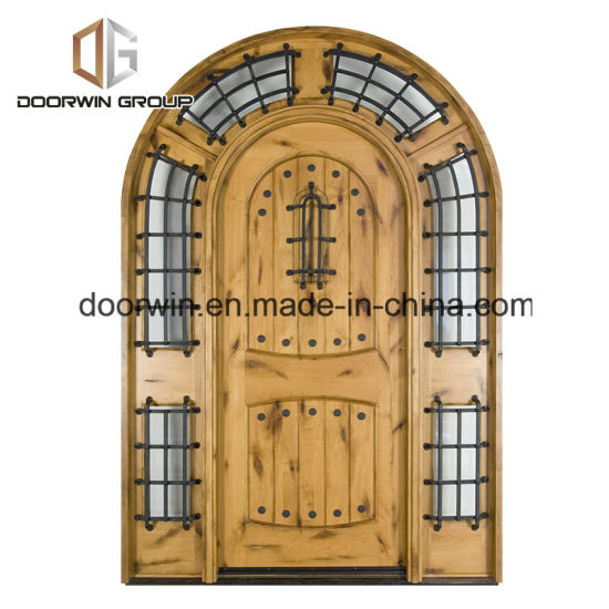 Aluminum Adjustable Threshold in Oil Rubbed Bronze Church Front Door Round Top Deiagn Entry Door - China Entry Door, French Entry Door — product image 0