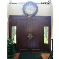 Low price entry doors toronto that open outward side glass panels — thumbnail 1