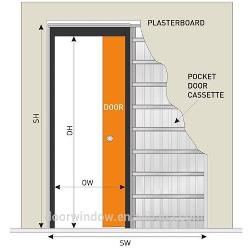 Ad solid oak wood pocket sliding door for closet/pantry/bed rooms by Doorwin - Doorwin Group Windows & Doors