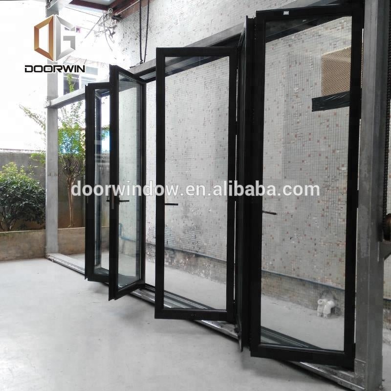 aluminium bi fold window and doors folding doors for bathrooms by Doorwin — product image 3