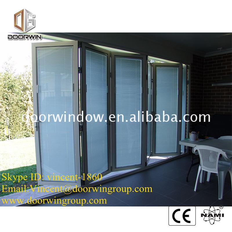 Aluminium bi fold windows and doors with netscreen b-fold african style folding window door - Doorwin Group Windows & Doors