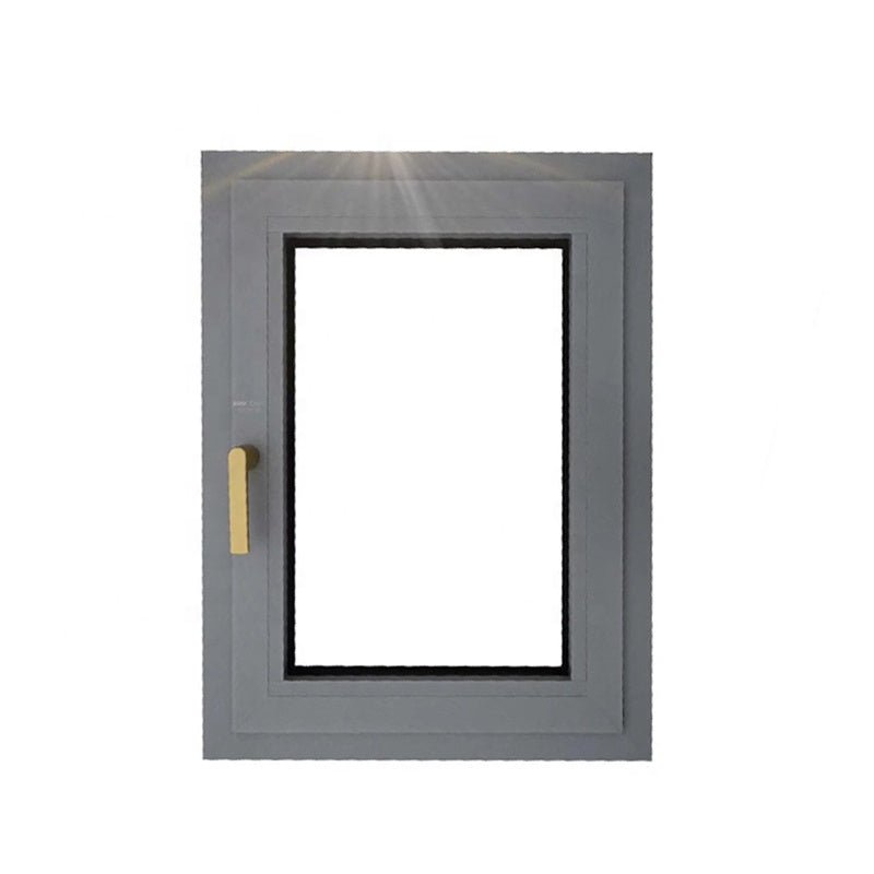 Aluminium casement windows and doors with in swing panes as certificates window sub frame top head - Doorwin Group Windows & Doors