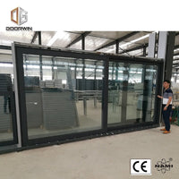 aluminium commercial automatic double glazed glass sliding glass doors by Doorwin on Alibaba - Doorwin Group Windows & Doors