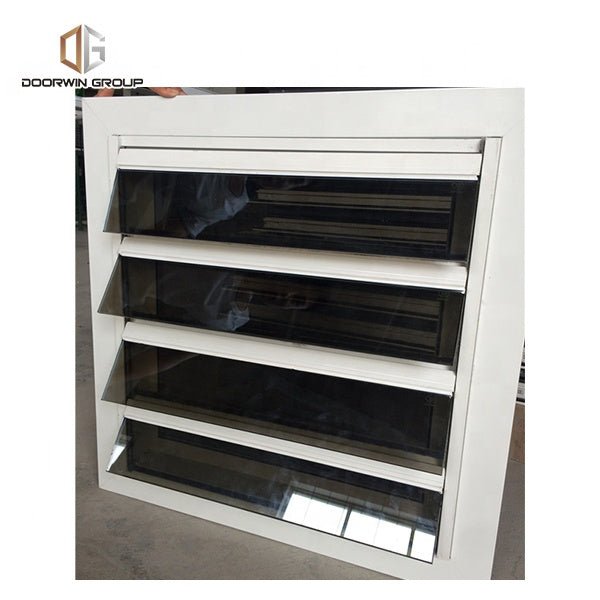 Aluminium frame adjustable louver window blind / aluminum window louver price of glass louver by Doorwin — product image 1