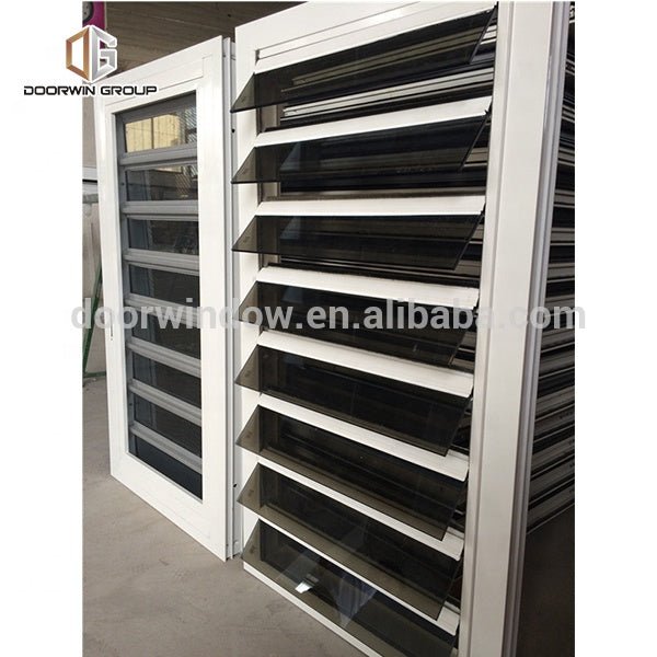 Aluminium frame adjustable louver window blind / aluminum window louver price of glass louver by Doorwin — product image 6