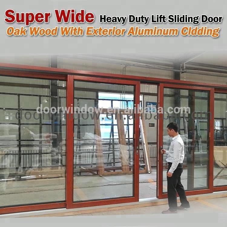 Aluminium framed glass sliding entry doors by Doorwin on Alibaba — product image 5