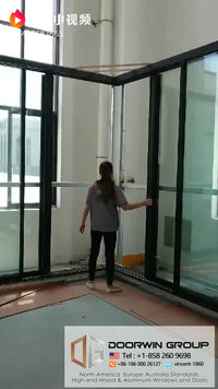 Aluminium sliding door house gate design for toilet living room by Doorwin on Alibaba — thumbnail 2