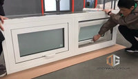 Aluminium thermal break Profile cost-effective Awning Windows AS2047 Australian standard Double Glazed Made In China — thumbnail 1