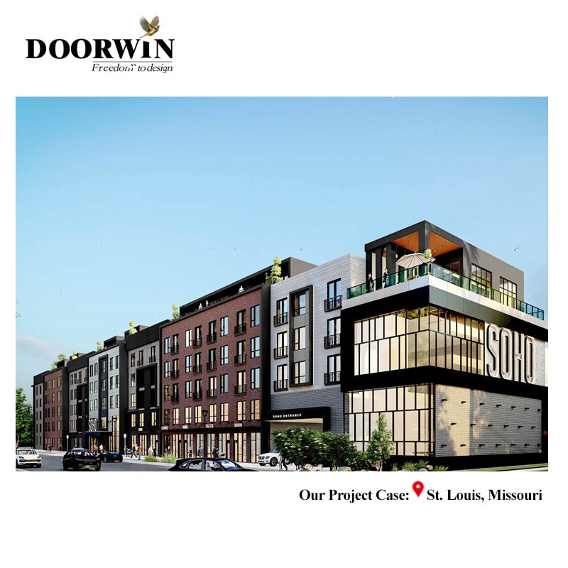 Aluminium windows custom design dazhong black hurricane weather argon gas windows windows — product image 3