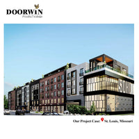 Aluminium windows custom design dazhong black hurricane weather argon gas windows windows — thumbnail 3