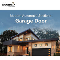 Aluminum alloy tempered frosted glass combination automatic lift garage door — thumbnail 4