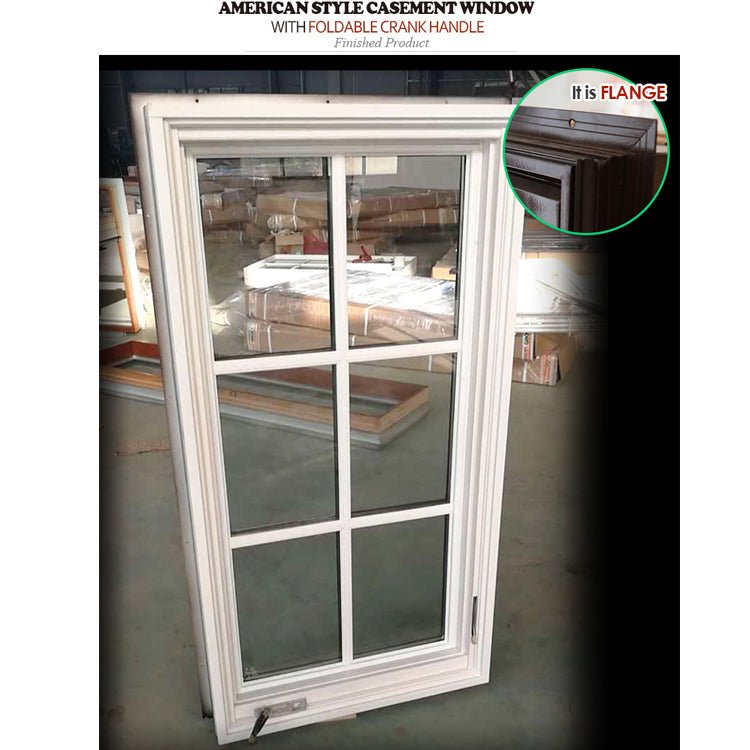 Aluminum american crank casement window — product image 3