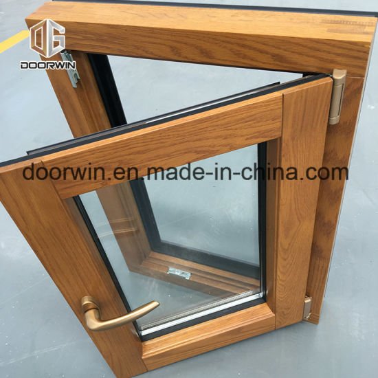 Aluminum Clad Oak Wood Tilt Turn Window - China Tilt and Turn Window, Casement Window — product image 0