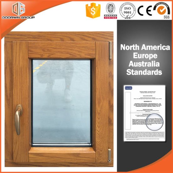 Aluminum Clad Solid Oak Wood Window for Luxury Villa, American Popular Inward Opening Casement Window - China Aluminum Window, Window — product image 0