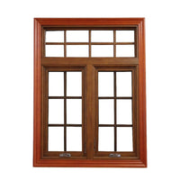 Aluminum clad wood windows window timber by Doorwin on Alibaba — thumbnail 1