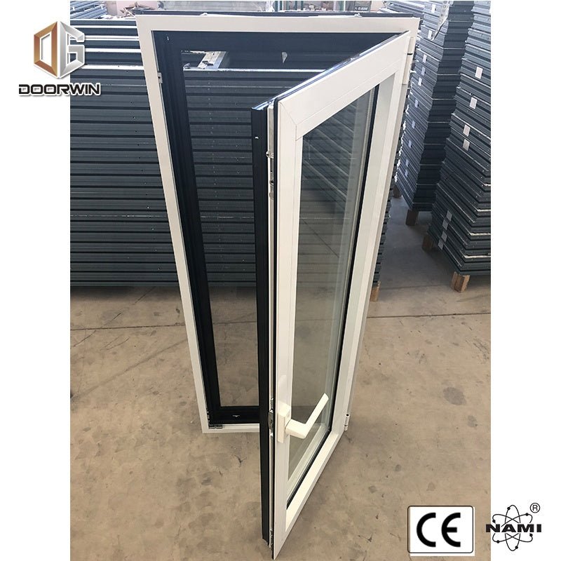 Aluminum double opening sides casement window with mosquito screen — product image 6