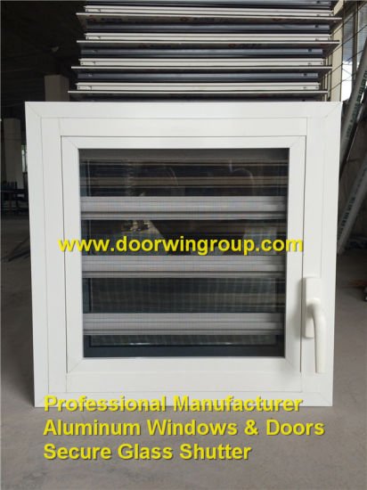 Aluminum Glass Louver Window with Opening Handles - China Aluminum Glass Shutter, Shutter Window — product image 0
